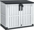 YITAHOME 36 cu ft Resin Outdoor Storage Shed, Weather-Resistant Horizontal Tool by YITAHOME
