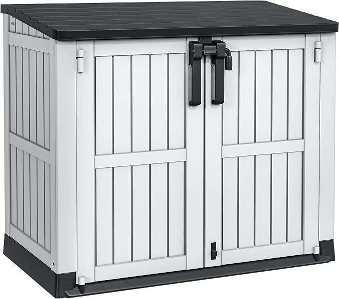 YITAHOME 36 cu ft Resin Outdoor Storage Shed, Weather-Resistant Horizontal Tool by YITAHOME