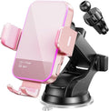 Wireless Car Charger, 【7 Colored LED Backlit】 15W Auto Clamping Car Charger by Mosurr