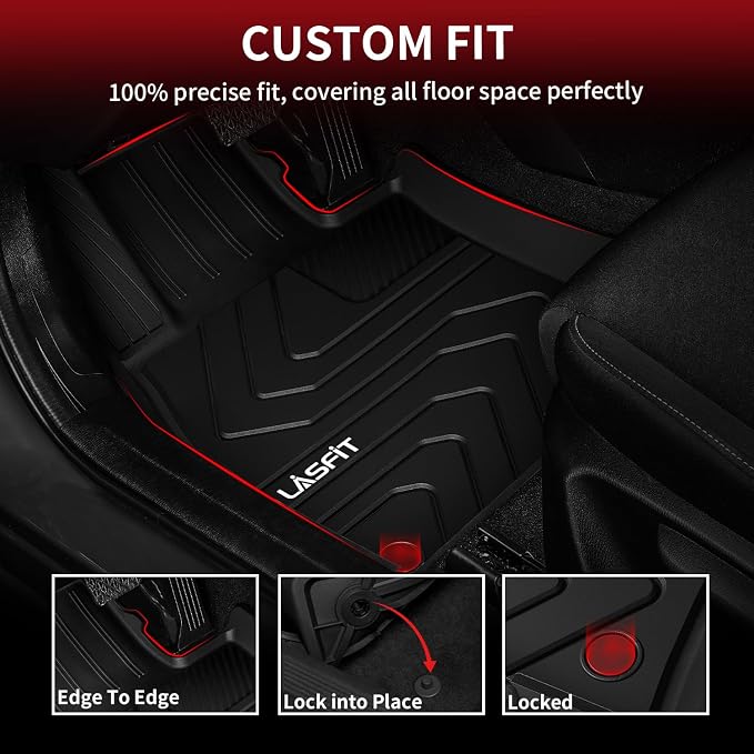 LASFIT Floor Mats Fit for Mazda CX5 2025 2024 2023 2022 2021 2020 2019 2018 - Image 2