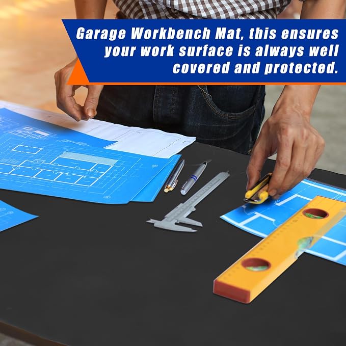 Vesici 1 Roll 23.5 x 100 Inch Work Bench Mat Self Adhesive Resistant PU Floor - Image 6