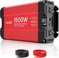 ALLWEI 1500W Pure Sine Wave Inverter 12V DC to 110V AC Converter, Surge 3000W | by ALLWEI