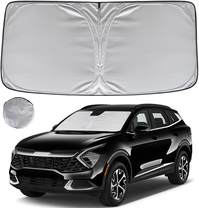 KAYZT Windshield Sun Shade for 2023-2025 2026 Kia Sportage NQ5 Foldable by KAYZT