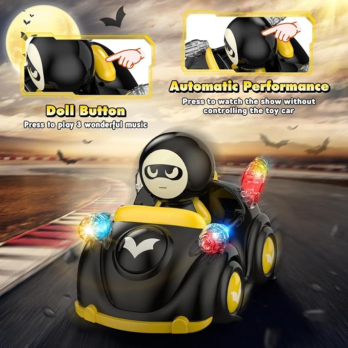NQD Bat Remote Control Car for Toddlers, RC Cars - Image 3