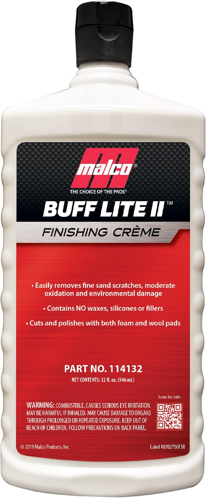 Malco Buff Lite II Finishing Crème – One-Step Professional Cutting, Polishing by MalcoProductsInc