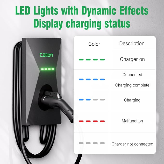 Calion Level 2 EV Charger-EV Wall-Mount Charger - Image 3