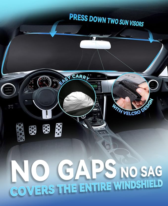 Windshield Sun Shade Car Sunshade - Image 3