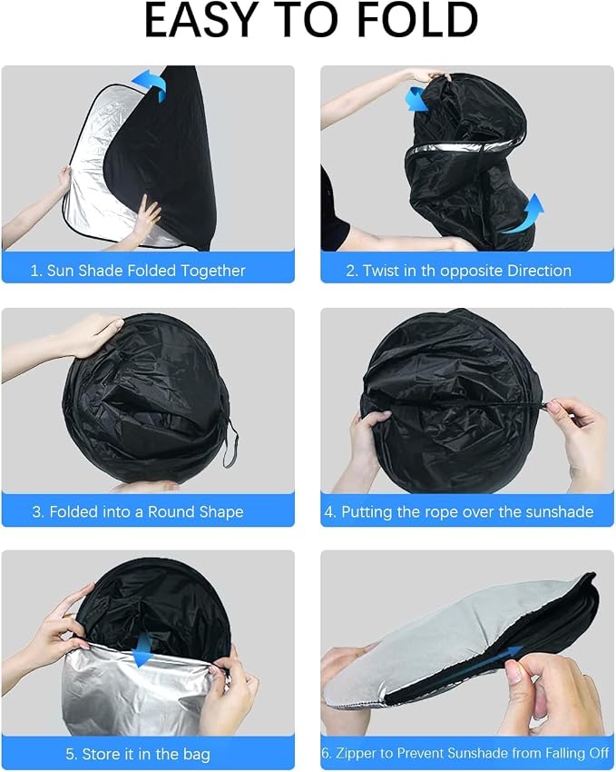 2025 Upgrade Front Windshield Sunshade fit - Image 6