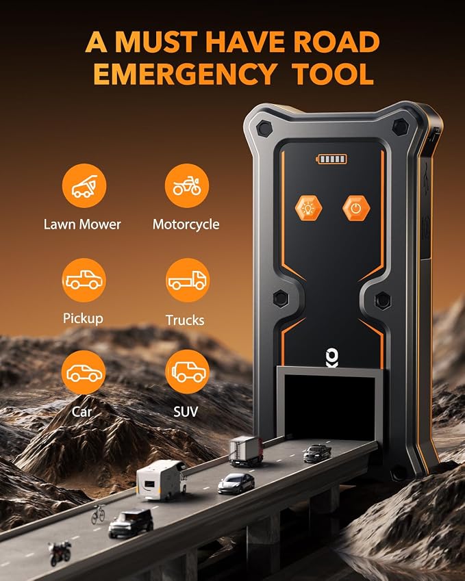 OXILAM 8000A Jump Starter - Image 3