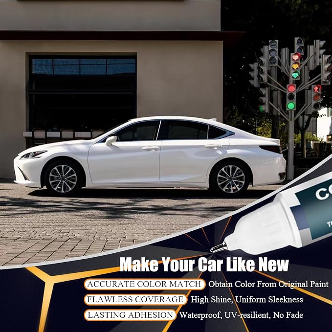 Cloudburst Gray Touch Up Paint for Lexus, Car Paint Pen Scratch Repair - Image 4