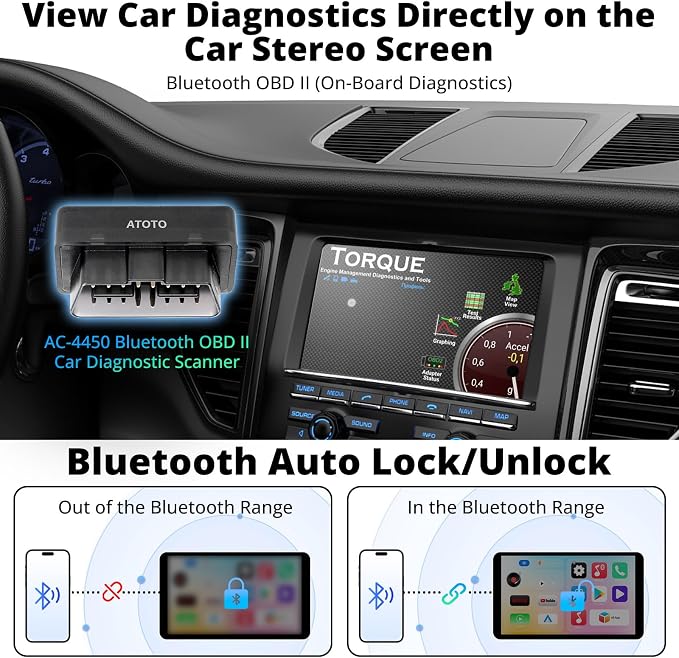 AI Box CarPlay with Bluetooth OBD2 Scnaner，2025 Upgrade Wireless CarPlay - Image 5