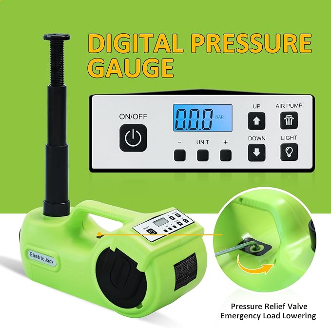 Electric Car Jack Kit 5Ton 12V Car Jack Hydraulic - Image 3