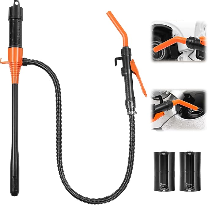 Portable Power Battery Pump, Battery Powered Siphon Fuel Transfer Pump by BOLCOWE