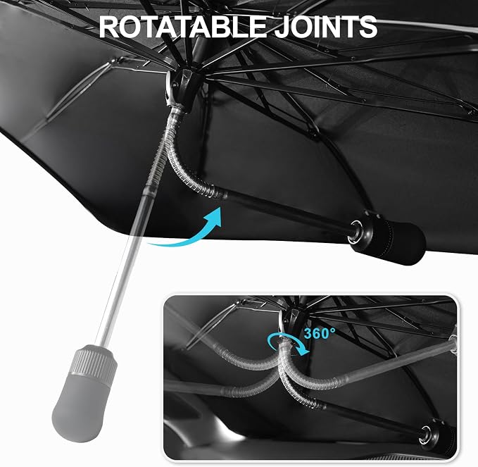 2024-2025 Upgraded for Hyundai Santa Fe Sunshade, Portable Foldable Sunshade - Image 3