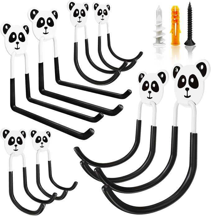 GPANDAG 8-Pack Heavy Duty Garage Hooks, Anti-Slip Coating Utility Hooks by GPANDAG