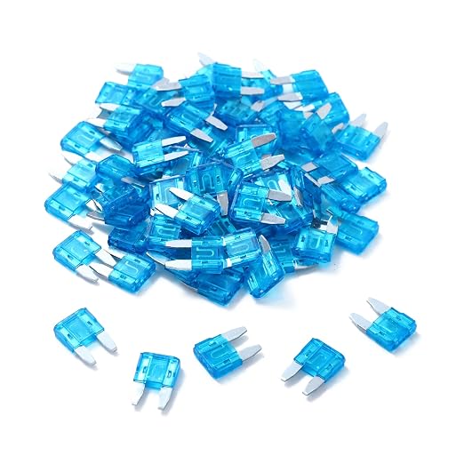 100 Pack Auto Fuses 15 AMP APM/ATM 32V Mini Blade Style Fuses 15A Short Circuit by JESUNK