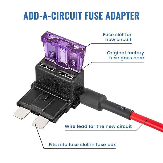 EWAY Radar Detector Hardwire Kit, DC3.5 Direct Wire Wiring Kit - Image 8