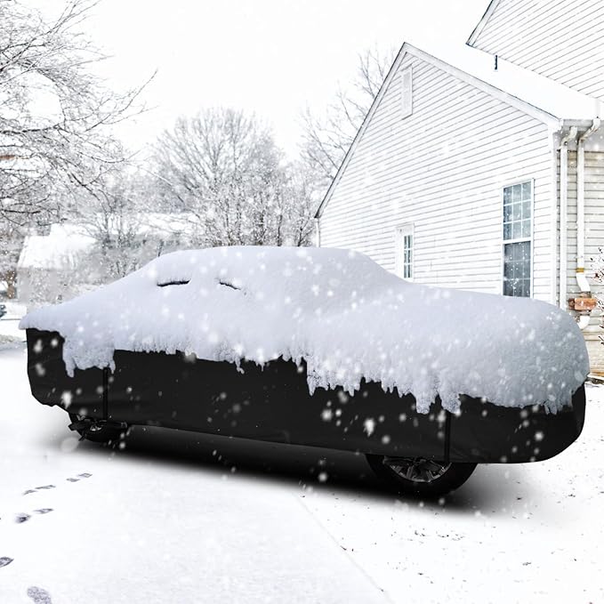 Truck Cover for Chevy Silverado Crew Cab Long Bed 8.3ft Heavy Duty Waterproof - Image 7