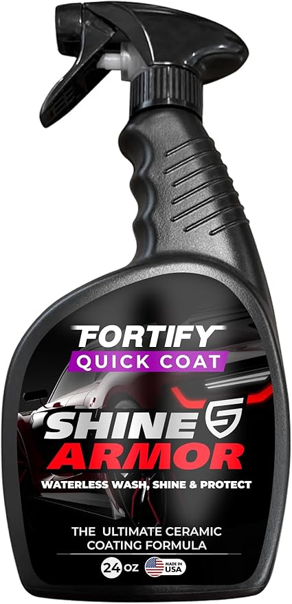 SHINE ARMOR Ceramic Coating Fortify Quick Coat Car Wax Polish Spray Waterless by SHINEARMOR