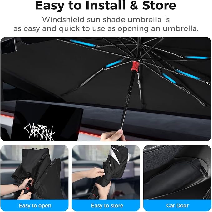 Cybertruck Windshield Sun Shade - Image 5