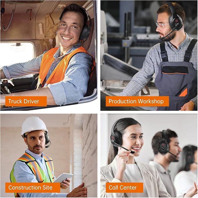EKSA [Upgrated Trucker Bluetooth Headset - Image 8