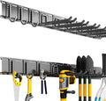 Garage Organization Tool Organizer Wall Mount, 48inch Heavy Duty Garden Tool by CRXCRC
