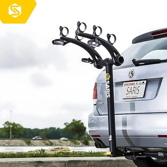 Saris Bones 3-Bike Hitch Rack Bicycle Carrier, - Image 7