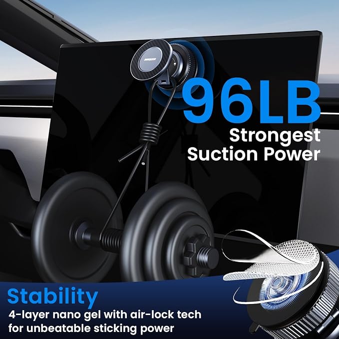 Car Phone Holder for Magsafe Car Phone Mount 360° Adjustable, Phone Holders for - Image 2