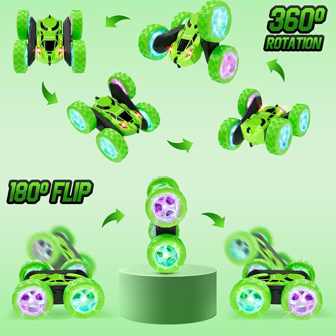 Remote Control Car, 360° Rolling Rotating 2.4GHz 4WD RC Cars - Image 5