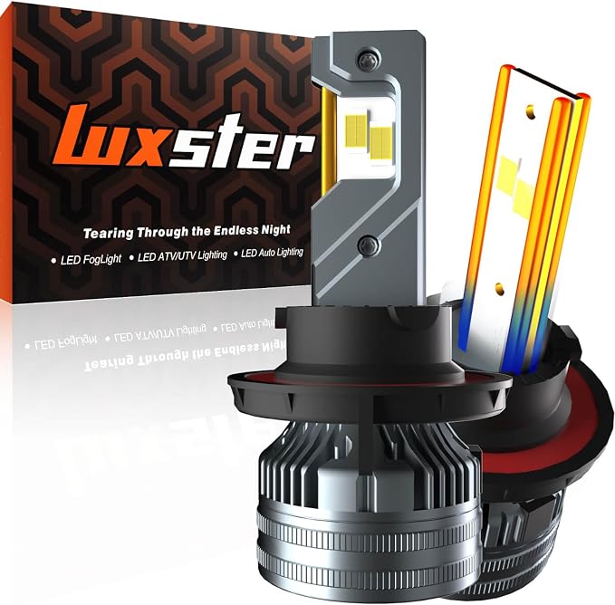 LUXSTER | Punisher H13 9008 LED Bulbs, 40000LM Ultra Bright, Triple Copper by Luxster