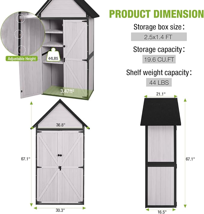 GUTINNEEN Shed Outdoor Storage Upgraded - Image 6