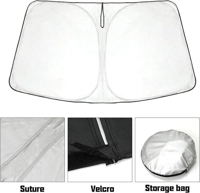 ROCCS Windshield Sunshade UV Ray Reflector Compatible - Image 7