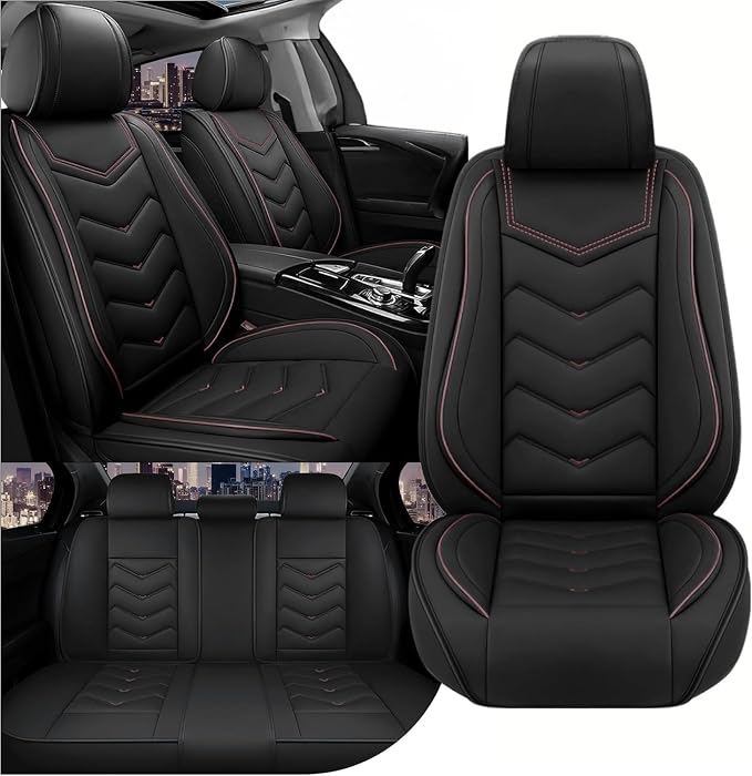Car Seat Covers for Chrysler Pacifica 2004-2025, Stylish Sport Seat Cover by Unknown
