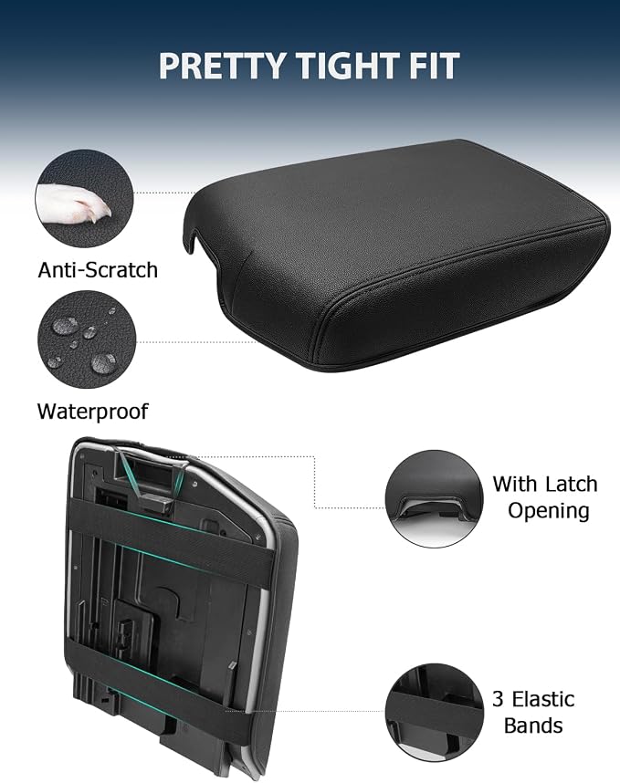 Center Console Cover for Toyota Tundra Accessories 2007-2013 & Toyota Sequoia - Image 6