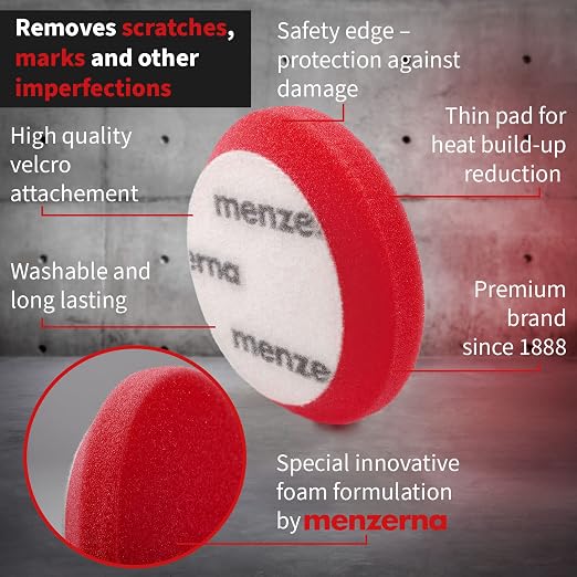 menzerna 3.5 Inch 2X Premium Polishing Pads Heavy Cut - Image 2