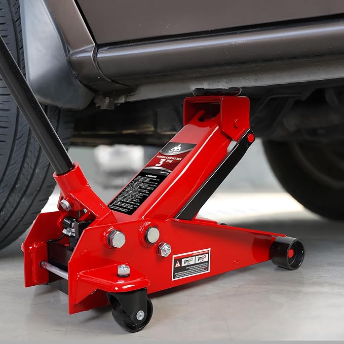 3 Ton Floor Jack Steel Heavy Duty Car Jack Fast Lift Service Hydraulic Jack - Image 6