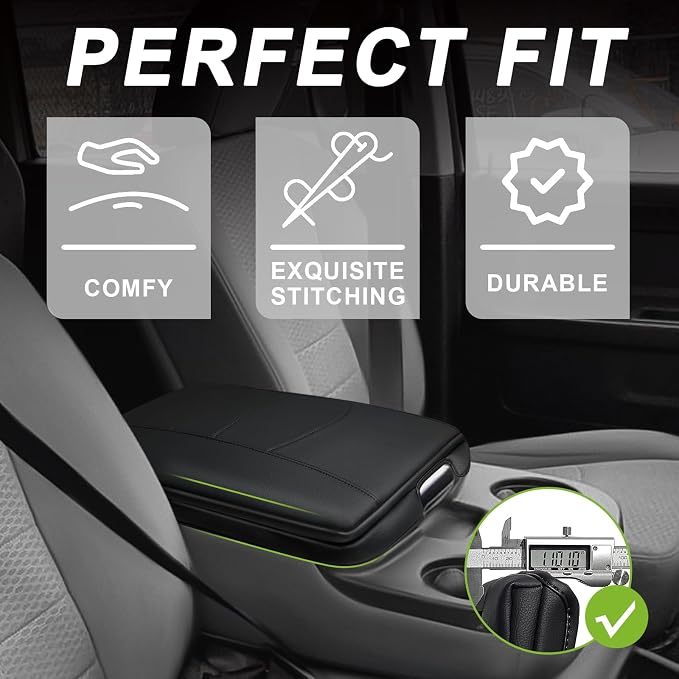 Muslogy Center Console Armrest Cover Compatible - Image 5