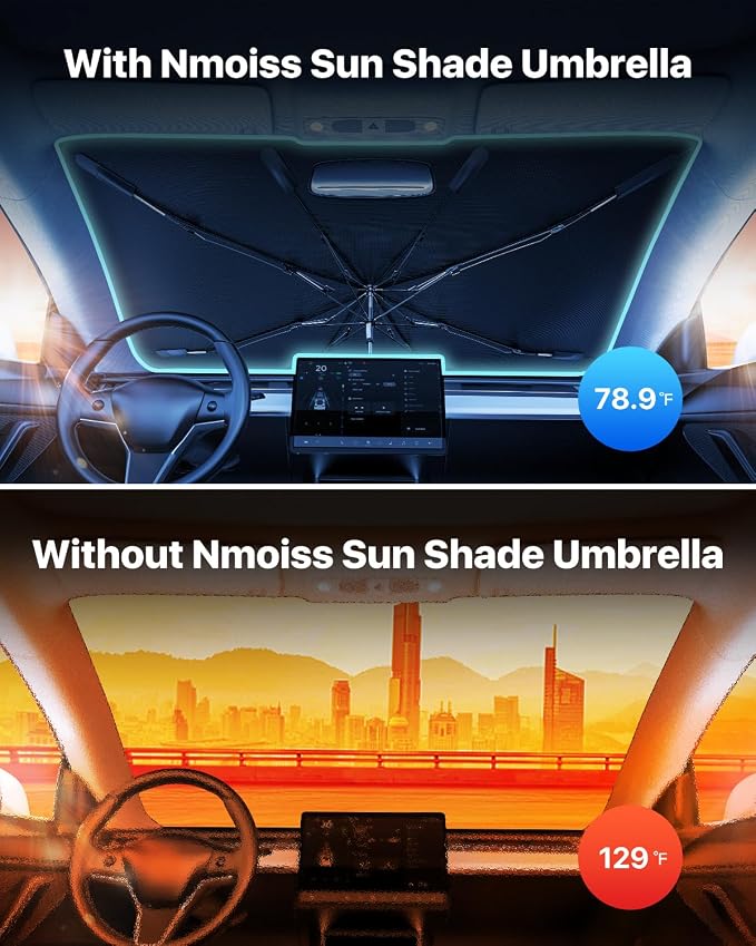 Windshield Sun Shade Umbrella for Car - Image 2