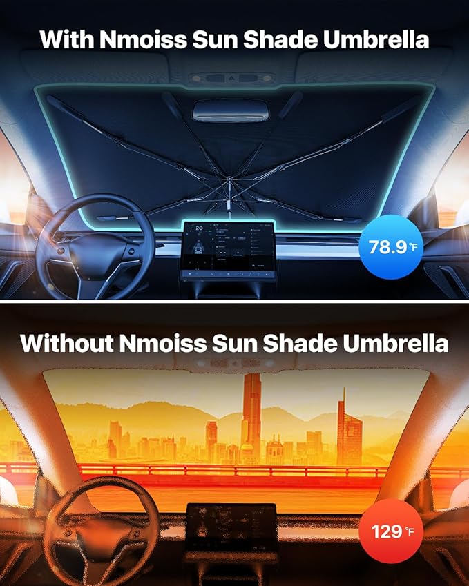 Upgrade Nmoiss Windshield Sun Shade Umbrella - Image 2