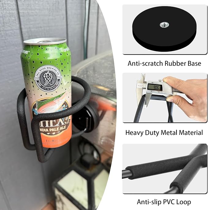 MUTUACTOR Magnetic Cup Holder Heavy Duty, Large Capacity Magnetic Mount Tractor - Image 4