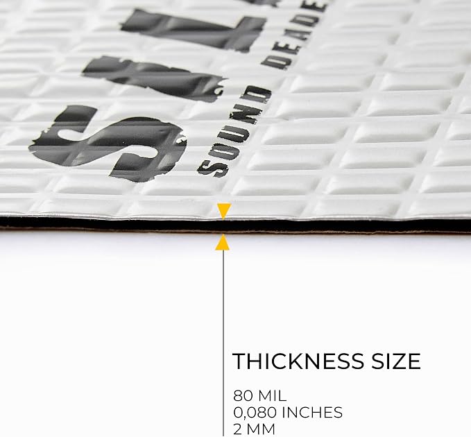 Siless 80 mil 18 sqft Car Sound Deadening mat - Image 8