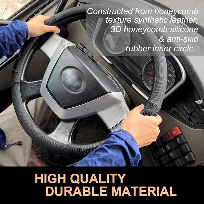 PINCTROT XL Size 17.5-18 Inch Comfy Grip Steering Wheel Cover - Image 3