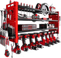 Power Tool Organizer Wall Mount, Cordless Drill Organizer, 4 Layers Large by NattyDot