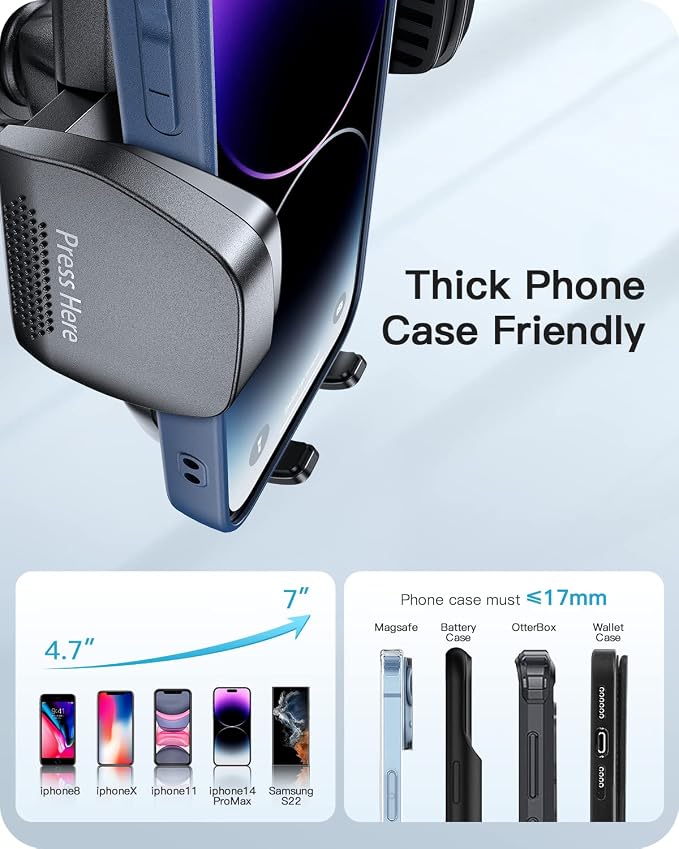 APPS2Car Phone Holder for Car Windshield/Dashboard/Window, Cell Phone Mount for - Image 4