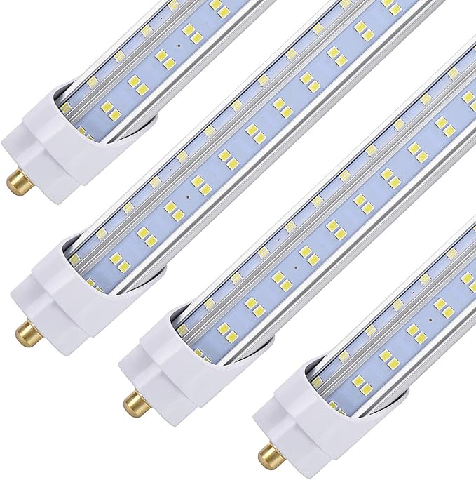 20/Pack LED Light Tubes -144W 6000K 18800 Lumens, Single Pin Fa8 Base, T8 T10 by FTUBET