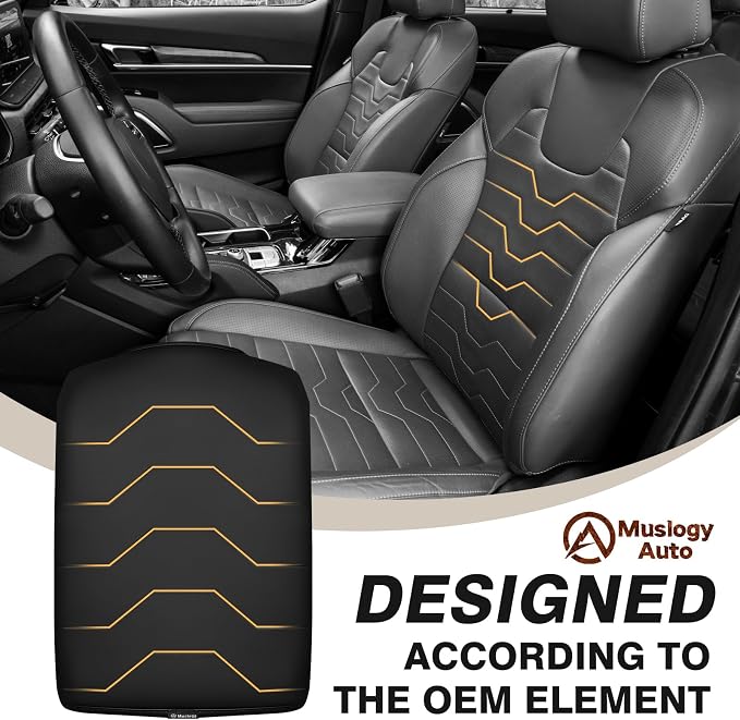 Muslogy Center Console Armrest Cover Compatible - Image 4