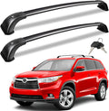 KINGGERI Lockable 220lbs Cross Bars Roof Racks Fit by KINGGERI