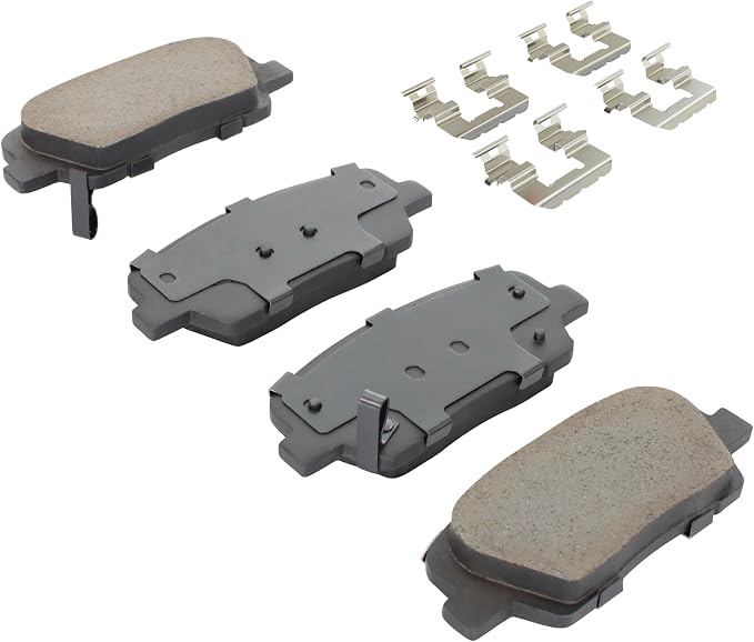 Premium Ceramic Rear Brake Pads Compatible - Image 2