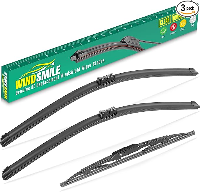 26" 14" 10" Windshield Wiper Blades Replacement by WINDSMILE