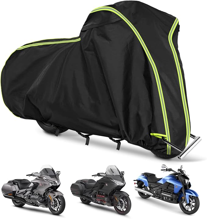 Motorcycle Cover for Honda GL1500 GL1800, Honda Gold Wing 2001-2023 by BIGACOVER